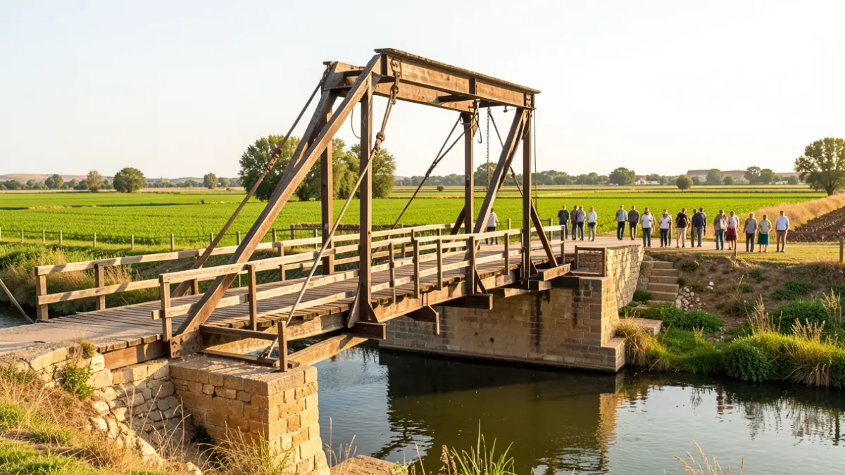 Le pont de Langlois à Arles, emblème de la ville et source d'inspiration pour Van Gogh et Gauguin, sous le soleil de Provence.
