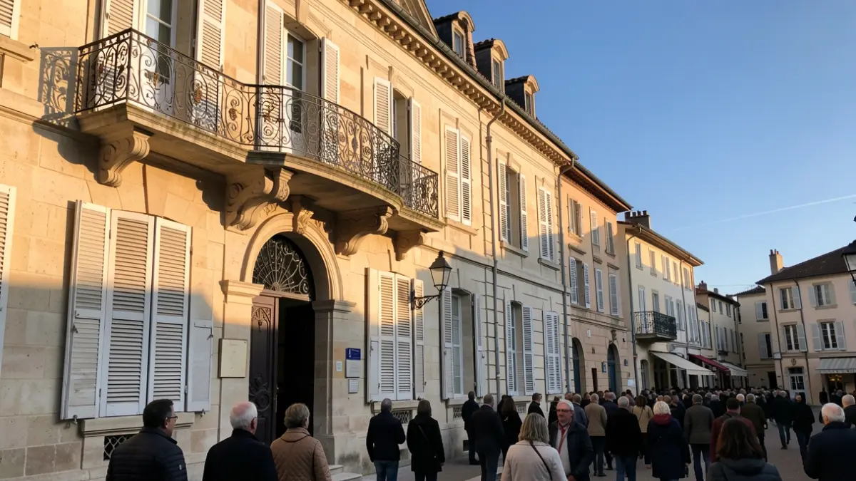 Facade of the Châteaurenard town hall.