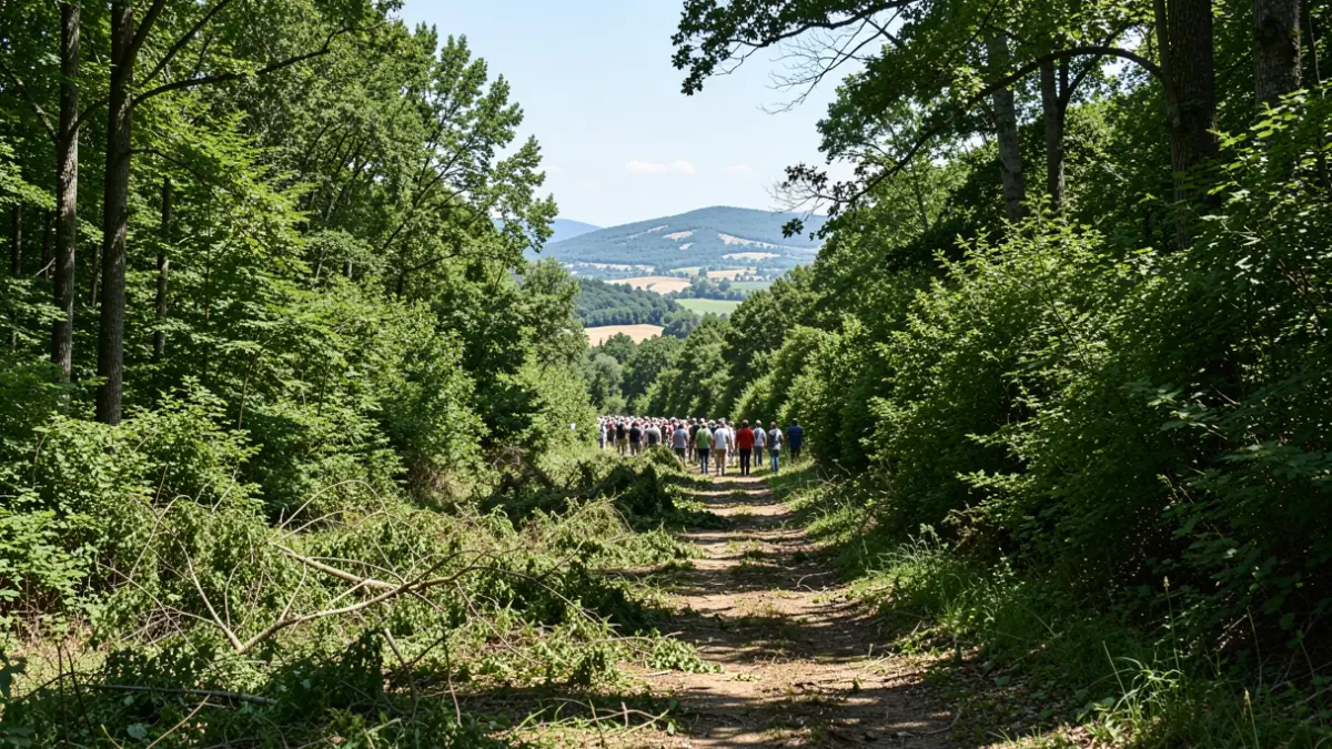 Image générique de prévention des feux de forêt dans le Var.