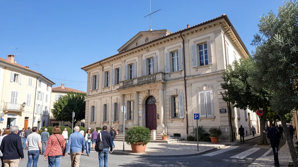 Generic image of the town hall of La Trinité, Alpes-Maritimes.
