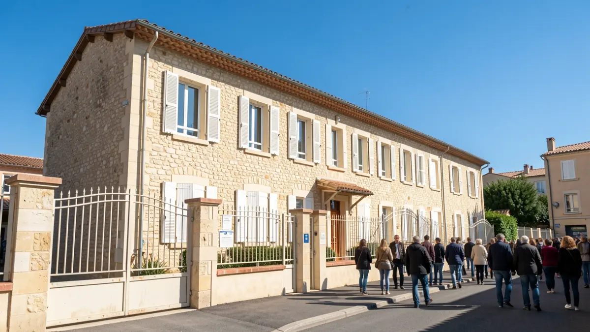 Generic image of a school in Provence.