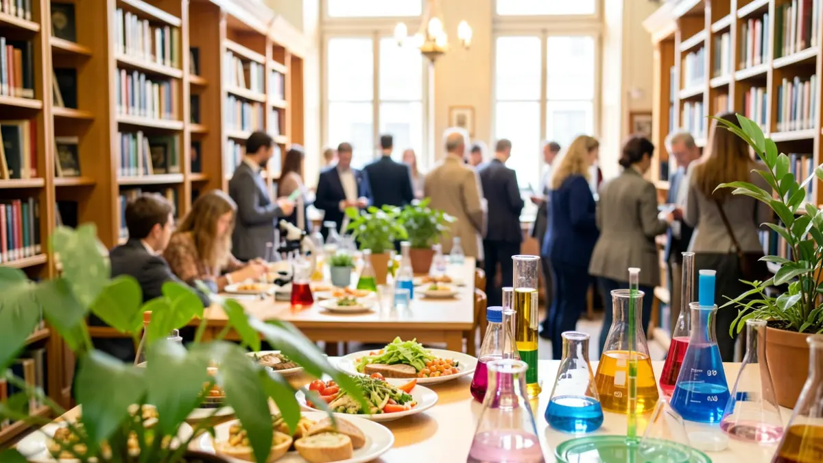 Generic image of the Science Festival in metropolitan media libraries, exploring food.