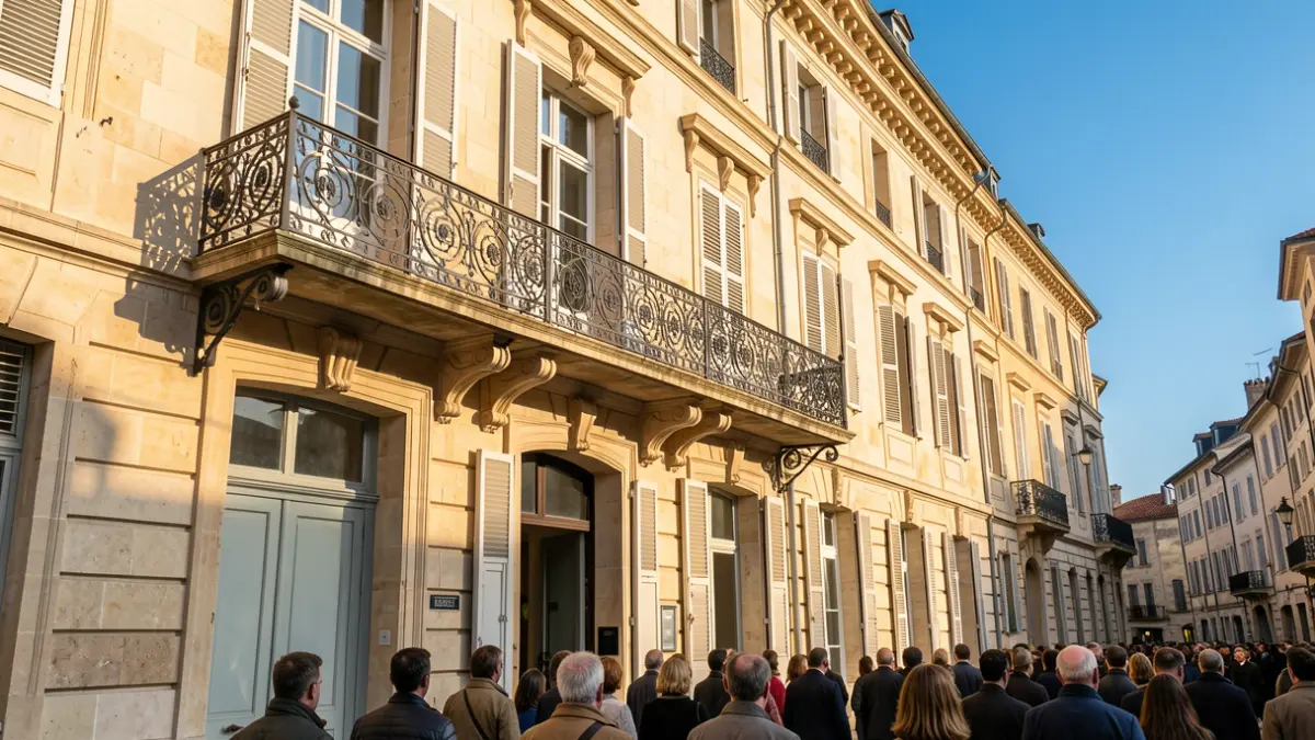 Façade de l'hôtel de ville de La Seyne-sur-Mer.