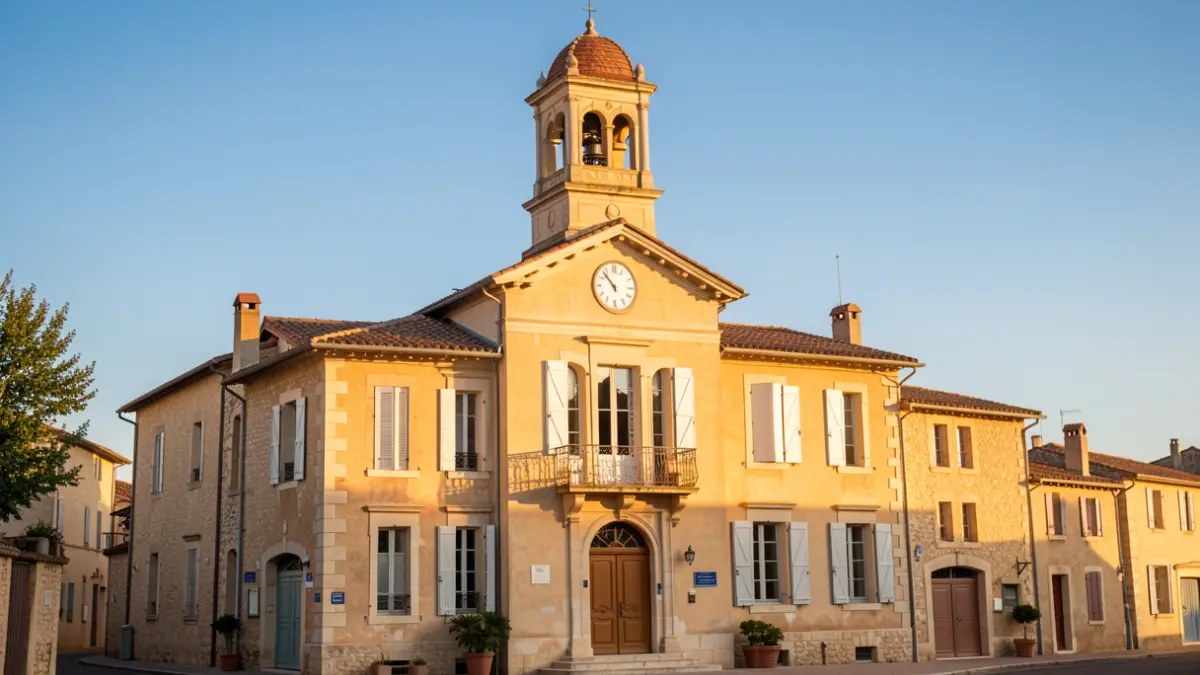 Image générique de la mairie de Sainte-Cécile-les-Vignes.