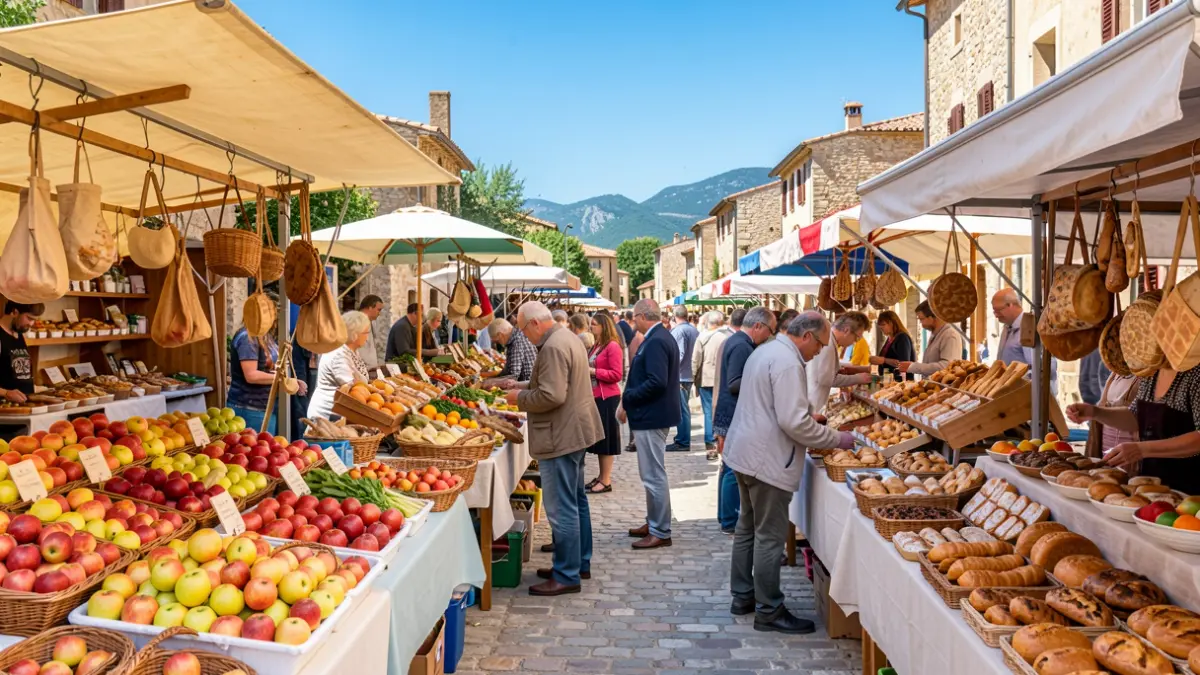 Image générique de la Fête de la Pomme à Montferrat, mettant en avant les produits locaux et l'artisanat.