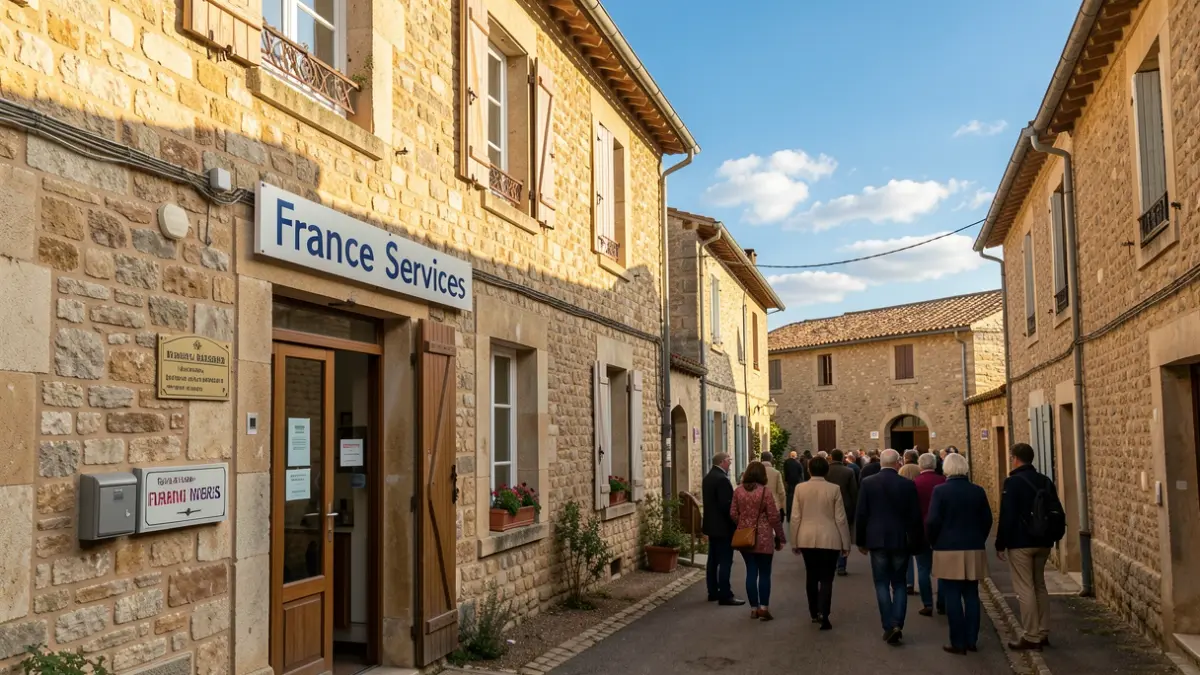 France Services building in La Bâtie-Neuve.