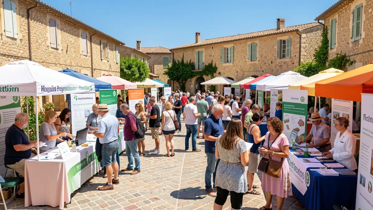 Generic image of a community health event in Provence.