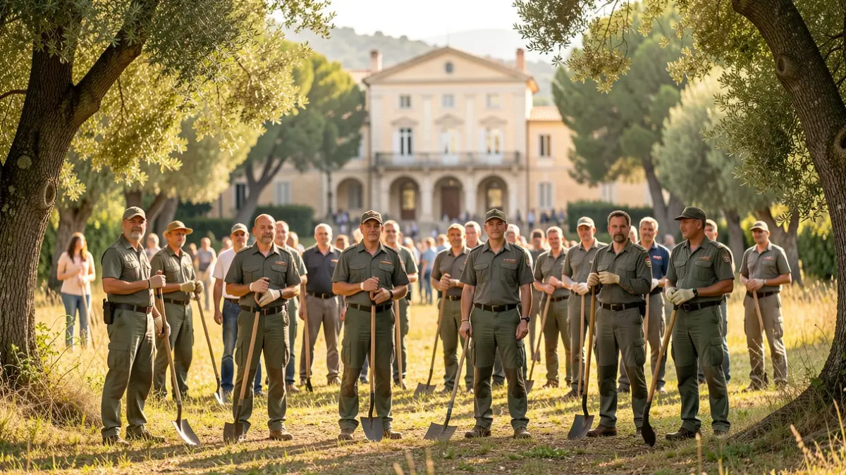 Image of CCFF volunteers thanked by the Sanary-sur-Mer town hall.