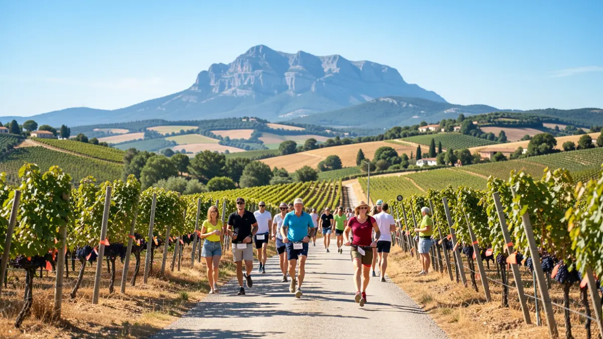 Image générique d'un rallye découverte des vins dans la région de la Sainte-Victoire.