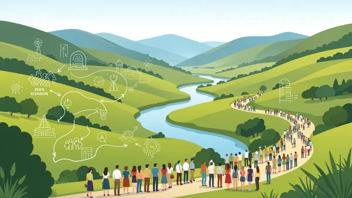 Generic image of the Provence Verte Verdon region with elements symbolizing innovation and local development.
