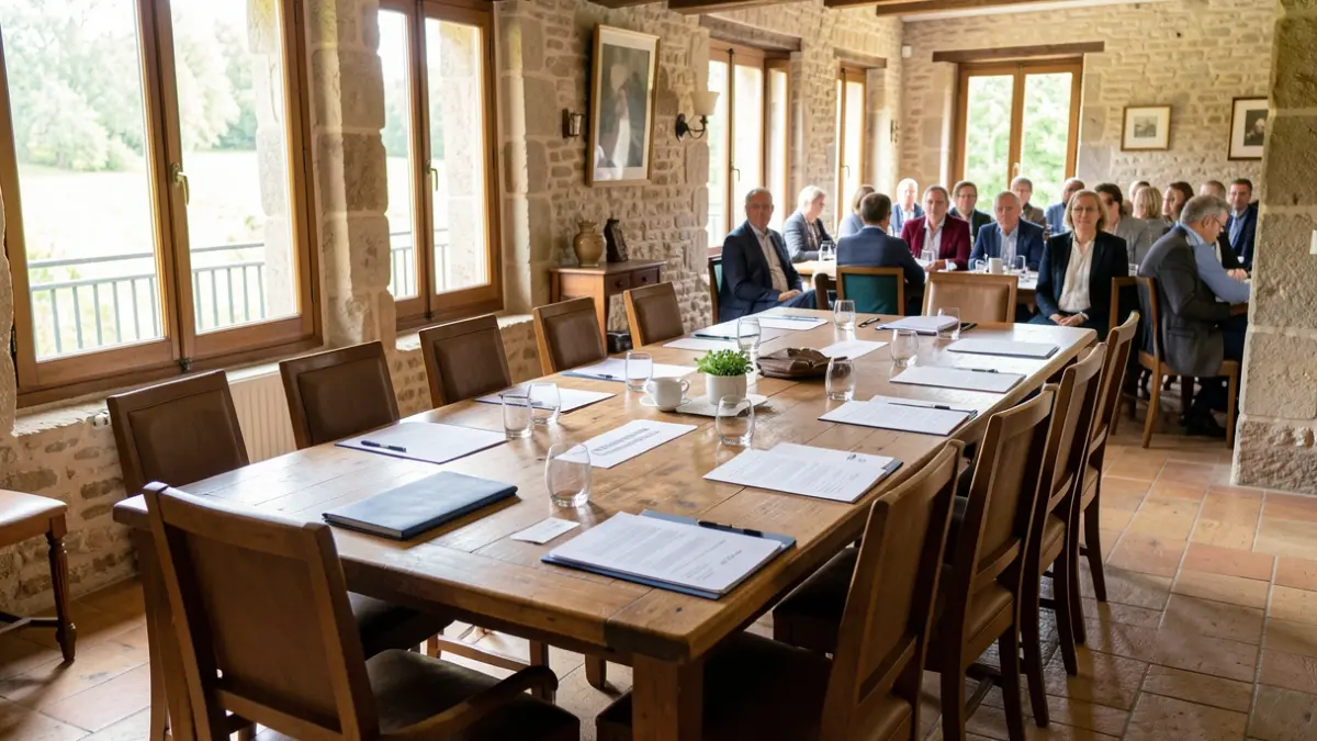 Meeting room of the Cotelub MOBILITE Partners Committee.