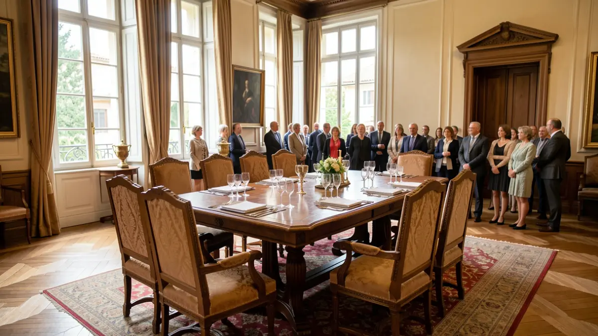 Generic image of the Courthézon Municipal Council chamber.