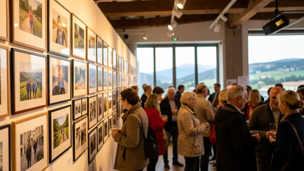 Image générique de festival de photographie à Draguignan, mettant en avant les œuvres exposées et l'ambiance solidaire.