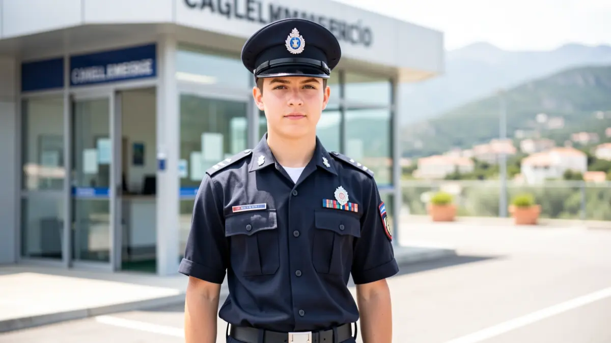 Generic image of a gendarmerie lieutenant in Provence.