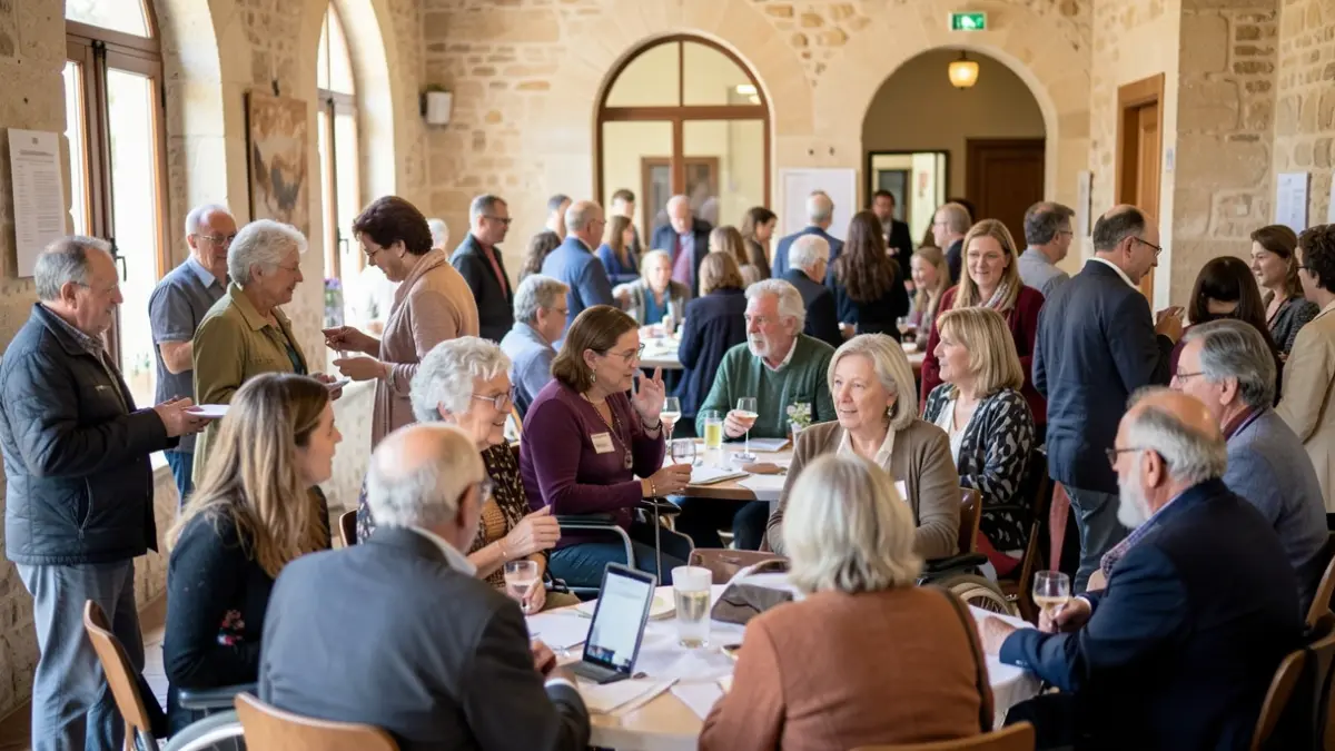 Generic image of an inclusion day with diverse participants in an event space.
