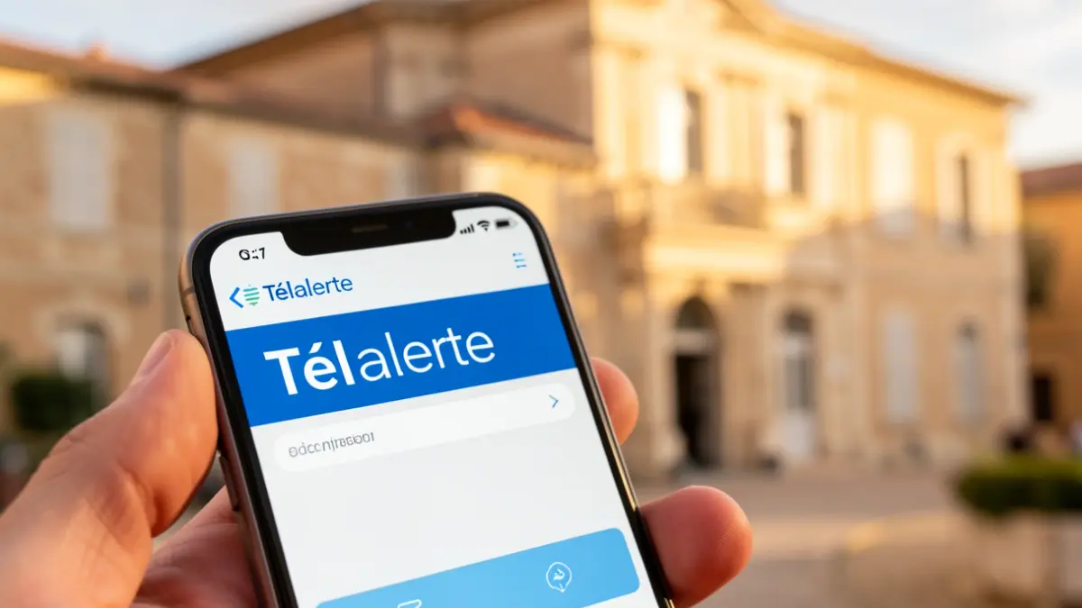 Image générique de l'application Tél'alerte sur un smartphone.