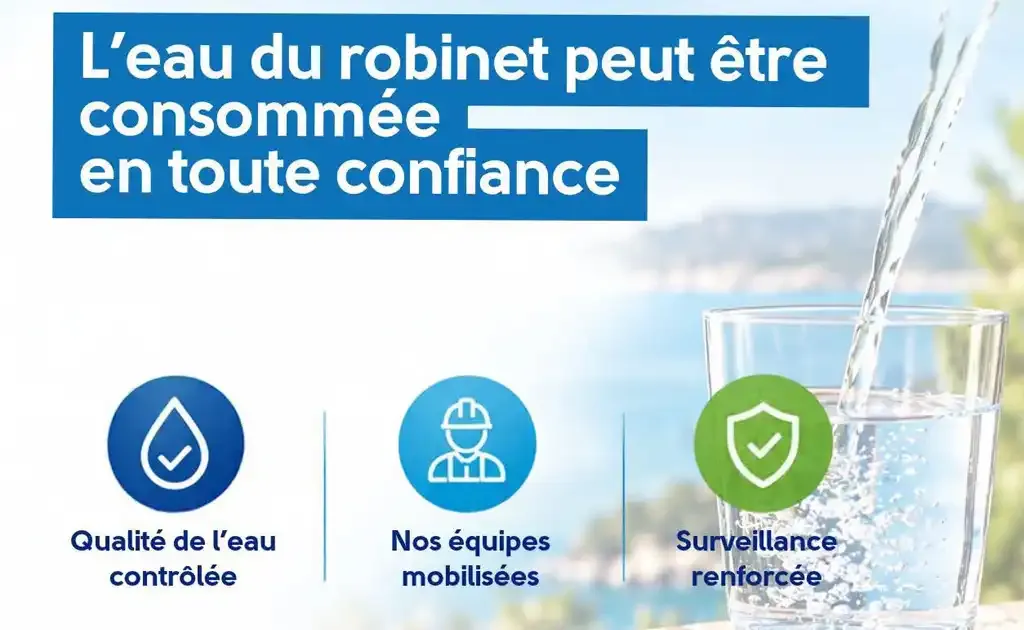 Lambesc : l'eau du robinet consommable en toute confiance après les pluies