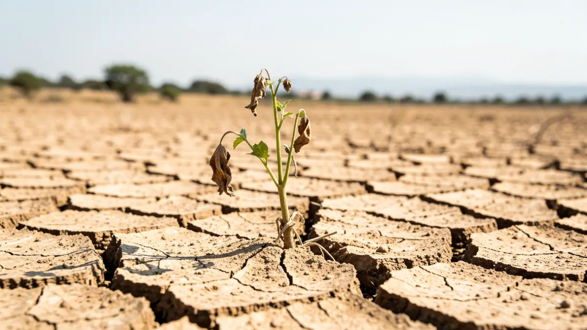 Generic image of drought in Southern France.