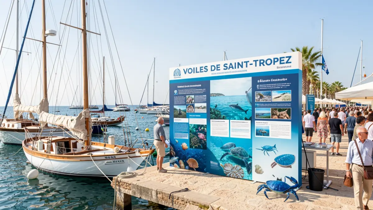 Generic image of the Voiles de Saint-Tropez event highlighting marine environment awareness.