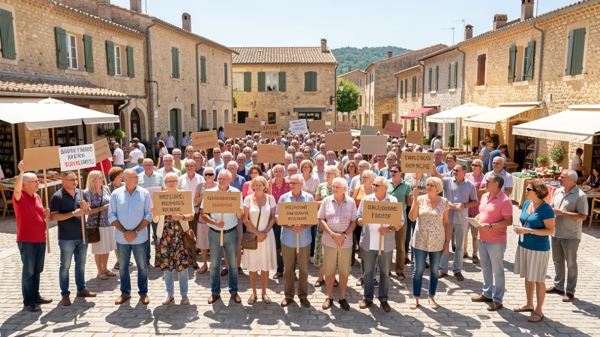Mobilisation solidaire à Meyrargues pour l'action "Nous renversons la maladie".