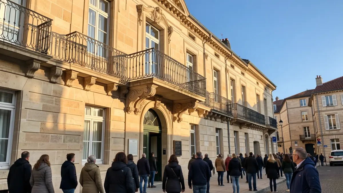 Façade de l'hôtel de ville de Monteux.
