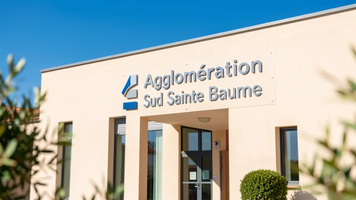 Bâtiment officiel de la Communauté d'Agglomération Sud Sainte Baume.