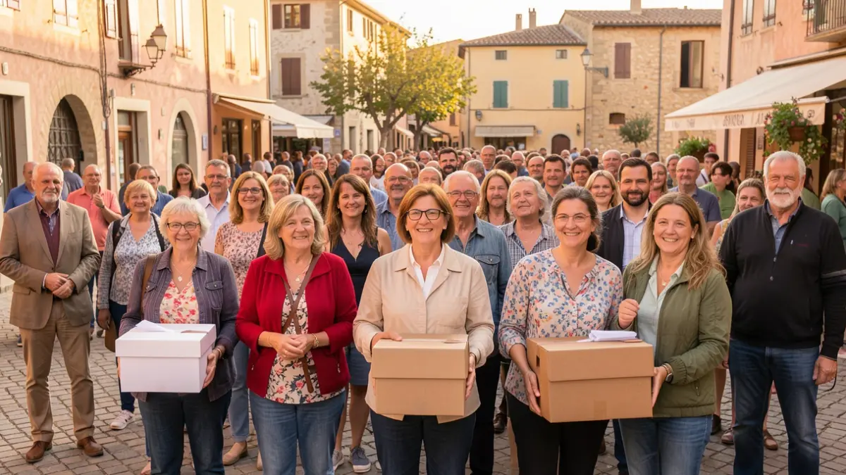 Image générique de personnes participant à un événement solidaire dans le sud de la France.