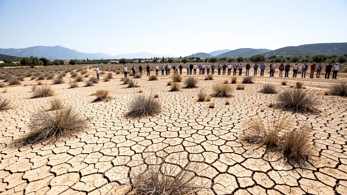 Generic image of drought in the Alpes-Maritimes.