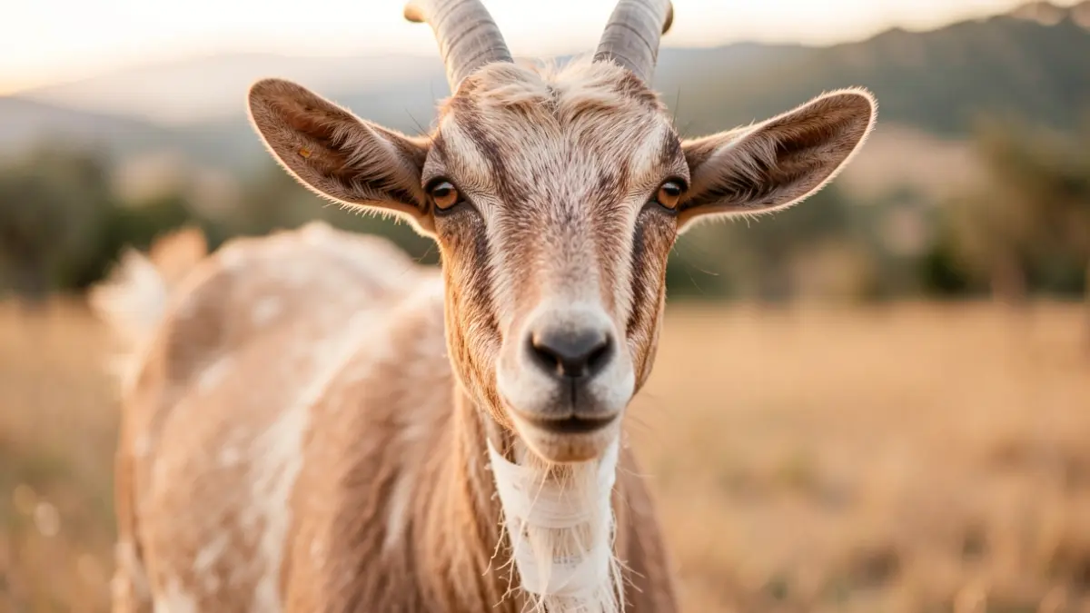 Generic image of an injured goat recovering.