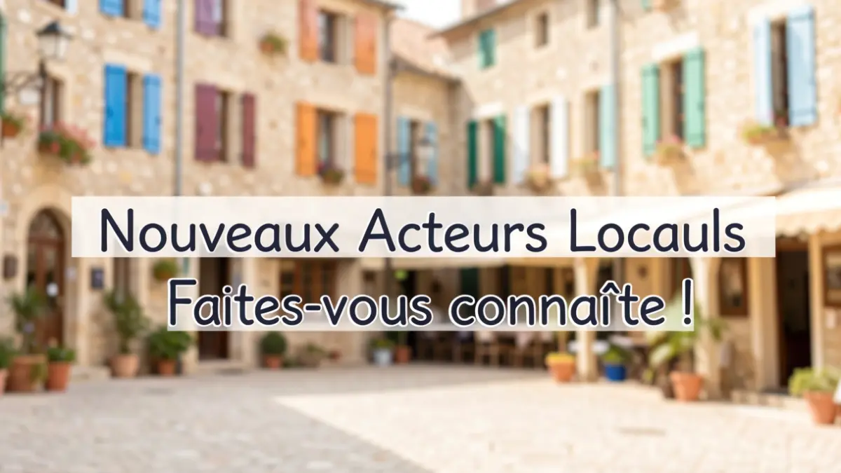 Generic image of the call for new local actors in Vernègues.
